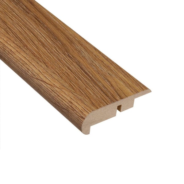 HOMELEGEND Palace Oak Light 7/16 in. Thick x 2-1/4 in. Wide x 94 in. Length Laminate Stairnose Molding