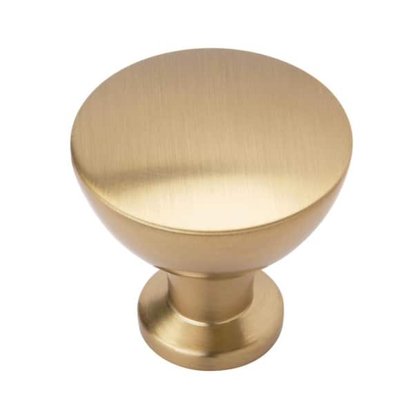 Grail 1-1/4 in. Modern Champagne Bronze Round Cabinet Knob