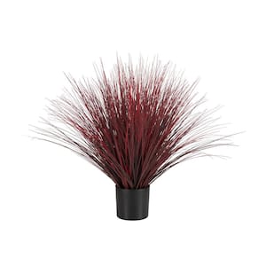 36 in. H Artificial Grass Plant with Black Plastic Pot