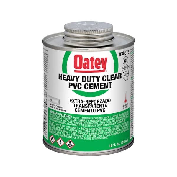 Oatey 16 oz. Heavy-Duty Clear PVC Cement