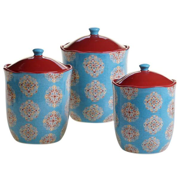 Certified International Spice Route Canister Set (3-Piece Set)