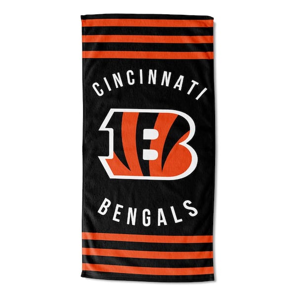 THE NORTHWEST GROUP Bengals Stripes Multi Colored Beach Towel