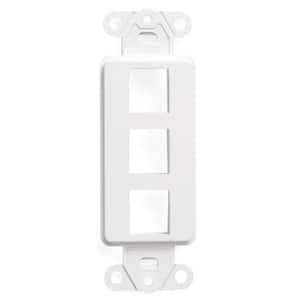 Zenith 1 HDMI and 1 Ethernet Wall Plate, White VW3001HDE2E - The Home Depot