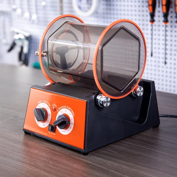 SVOPES Jewelry Polisher Tumbler, 11 Capacity Mini Rotary