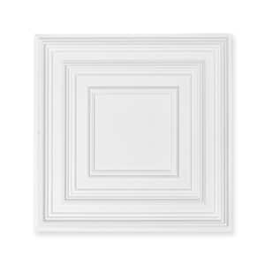 Ceiling Tiles, 12-Pack 24 in. x 24 in., Drop Ceiling Tiles Premium PVC Sheet (48 sq. ft.)