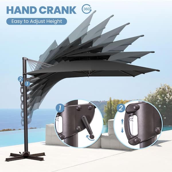 11 foot patio umbrella replacement frame Replacement Canopy for Threshold 11 ft Umbrella main image 1