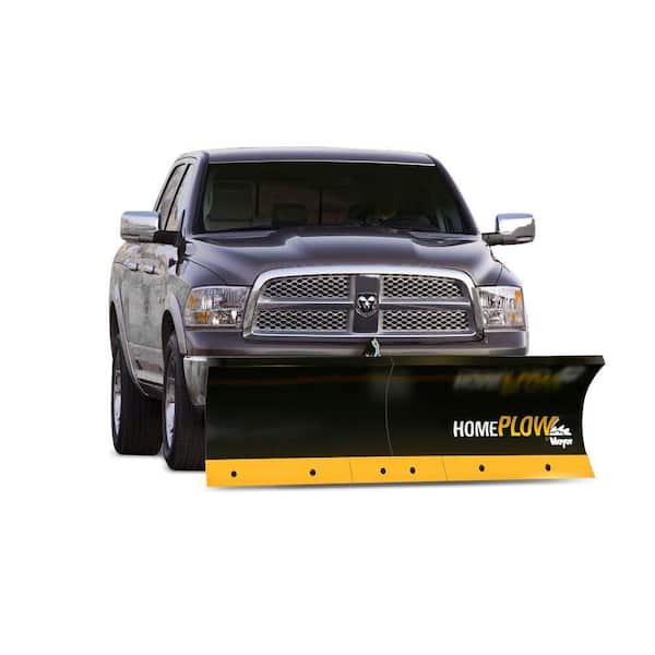 Home Plow by Meyer 80 in. 18 in. Auto-Angling Snow Plow Electric Lift 23250 - The Depot