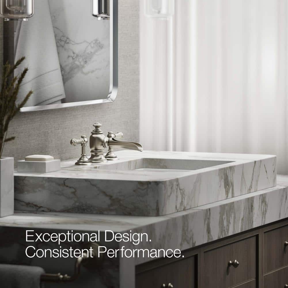 Artifacts Brushed Nickel Widespread Bathroom Faucet