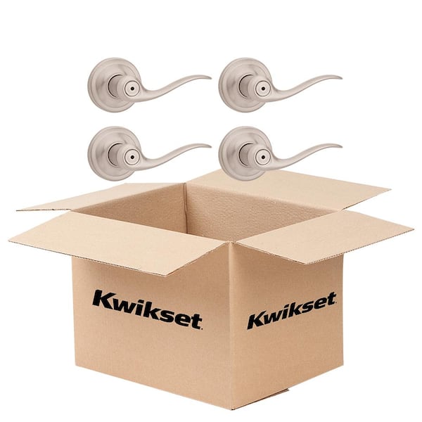 Kwikset® 93001-881 Security Dorian Privacy/Bed/Bath Lever, Satin Nicke –  Toolbox Supply