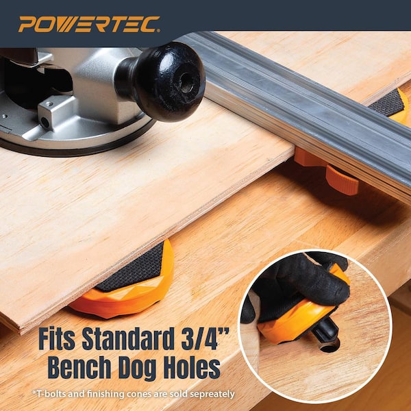 POWERTEC Bench Cookies Woodworking, Bench Cookies Protect