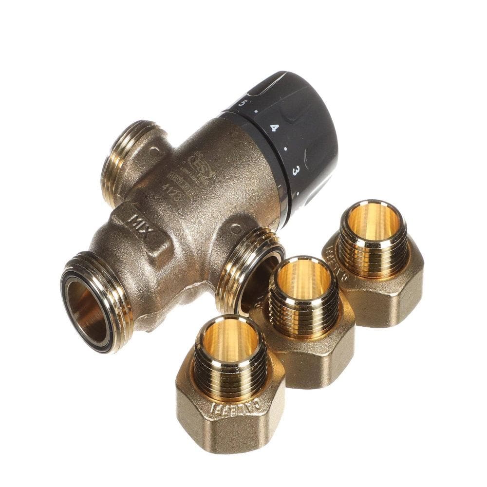 "3-Way Adjustable Thermostatic Mixing Valve 3/4"" Outside Npt Mixcal 521500A" price history on PriceWatchPro