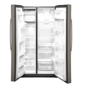 25.1 cu. ft. Side by Side Refrigerator in Slate, Fingerprint Resistant