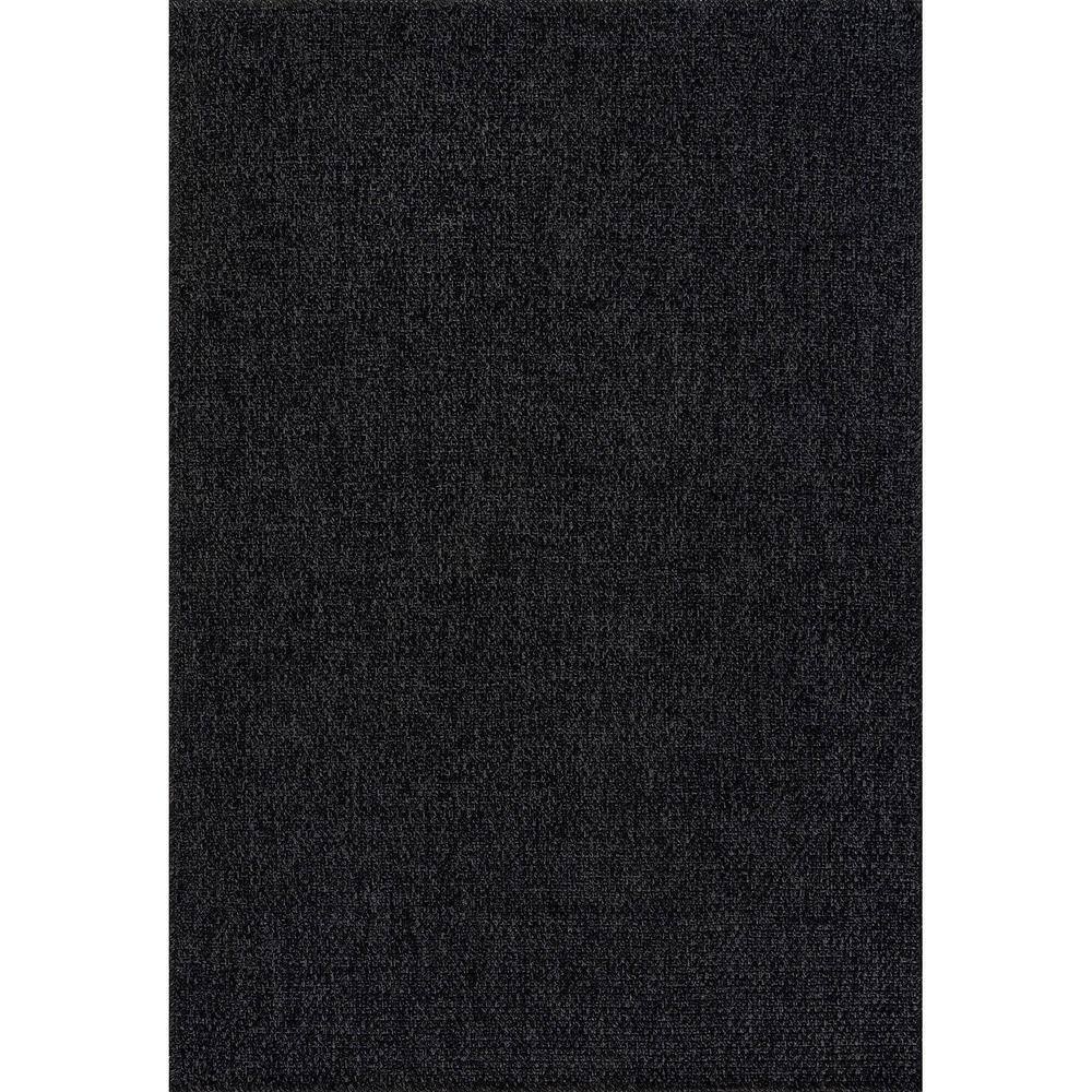 Jutem Dark Grey 4 ft. x 6 ft. Solid Indoor Area Rug