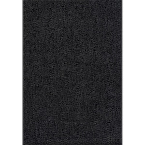 Jutem Dark Grey 2 ft. x 3 ft. Solid Indoor Area Rug