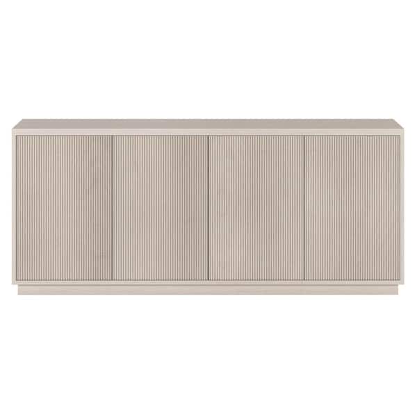 Alston Alder White MDF 68 in. Buffet Table