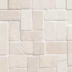 Countryside Interlocking 11.81 in. x 11.81 in. White Floor and Wall Mosaic (0.97 sq. ft. / sheet)
