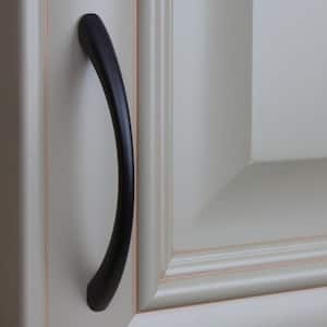 3-3/4 in. Center-to-Center Matte Black Small Loop Cabinet Pulls (10-Pack)