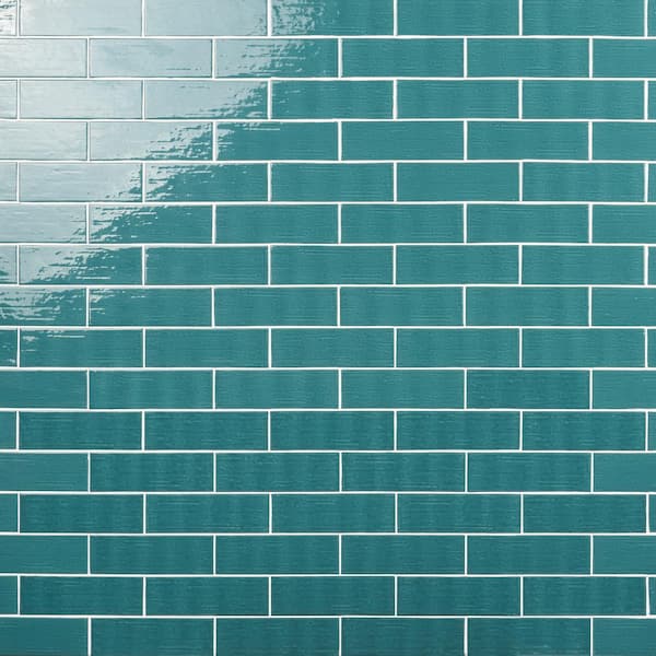 Ivy Hill Tile Crux Green 2.81 in. x 8.75 in. Polished Porcelain Subway Wall Tile (7.52 sq. ft./Case)