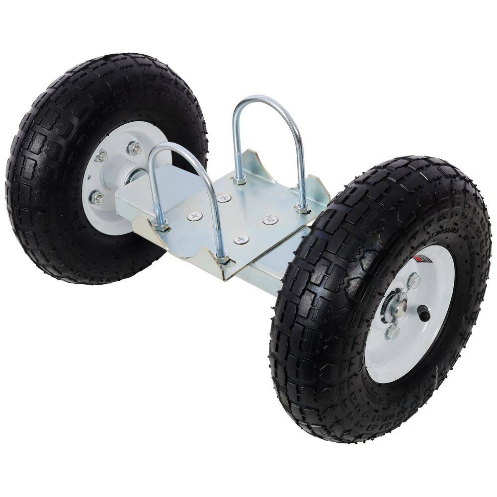 "Avex 300 lb. Dual Gate Wheel 10"" Pneumatic Tires Zinc Plated Finishing Gate Helper Wheel for Swing Sliding Gate" price history on PriceWatchPro