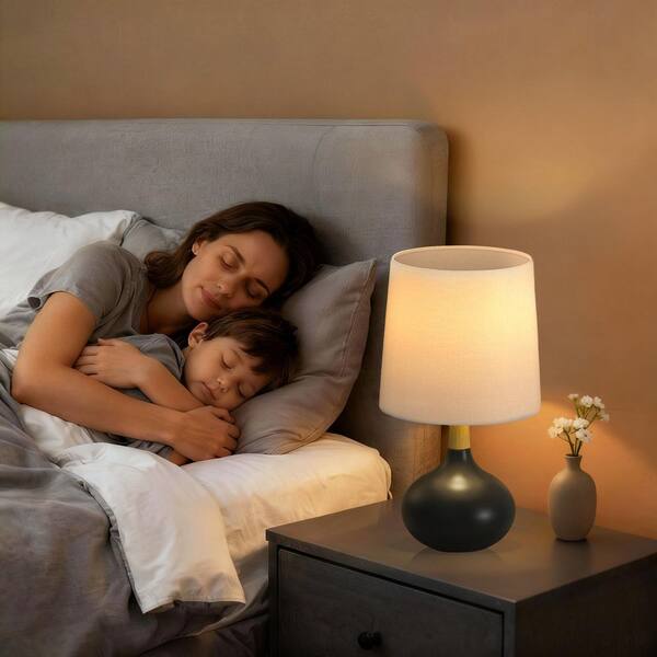 linkable NAMINAMI TOPS ホワイト 新品未使用 リンカブル Maxax Cleveland 14 in. Black Modern Ceramic Bedroom Living Room