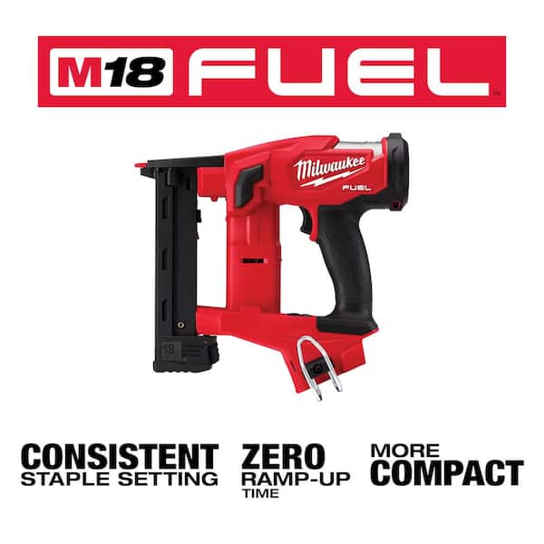 Body Only Milwaukee M18 FUEL 18 Gauge 1/4" Narrow Crown Stapler for sale online 