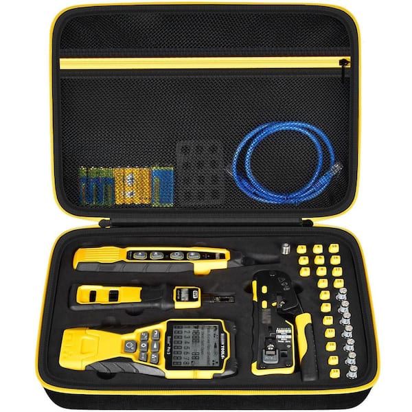 phyfalip Case Compatible with VDV501-851 VDV500-123 VDV226-110 VDV427-300 Cable Tester/Tester Accessories Storage Box
