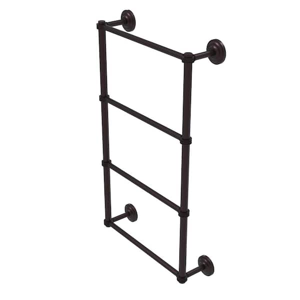 Allied Brass Que New Collection 36 in. Wall Mounted Guest Towel Holder in Antique Bronze