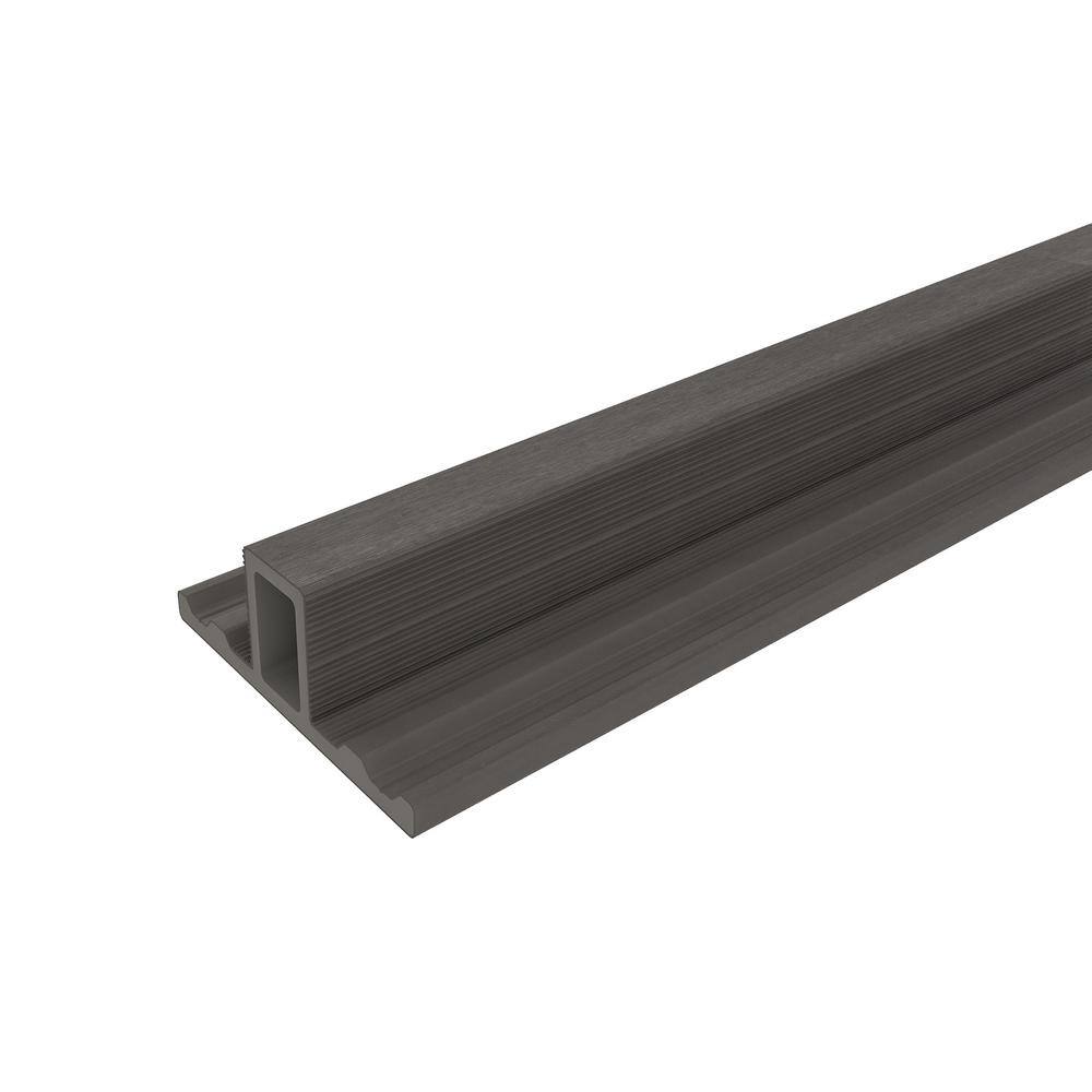 European Siding System 3.94 in. x 1.38 in. x 8 ft. Composite Siding Butt Joint Trim Argentinian Silver Gray price history on PriceWatchPro