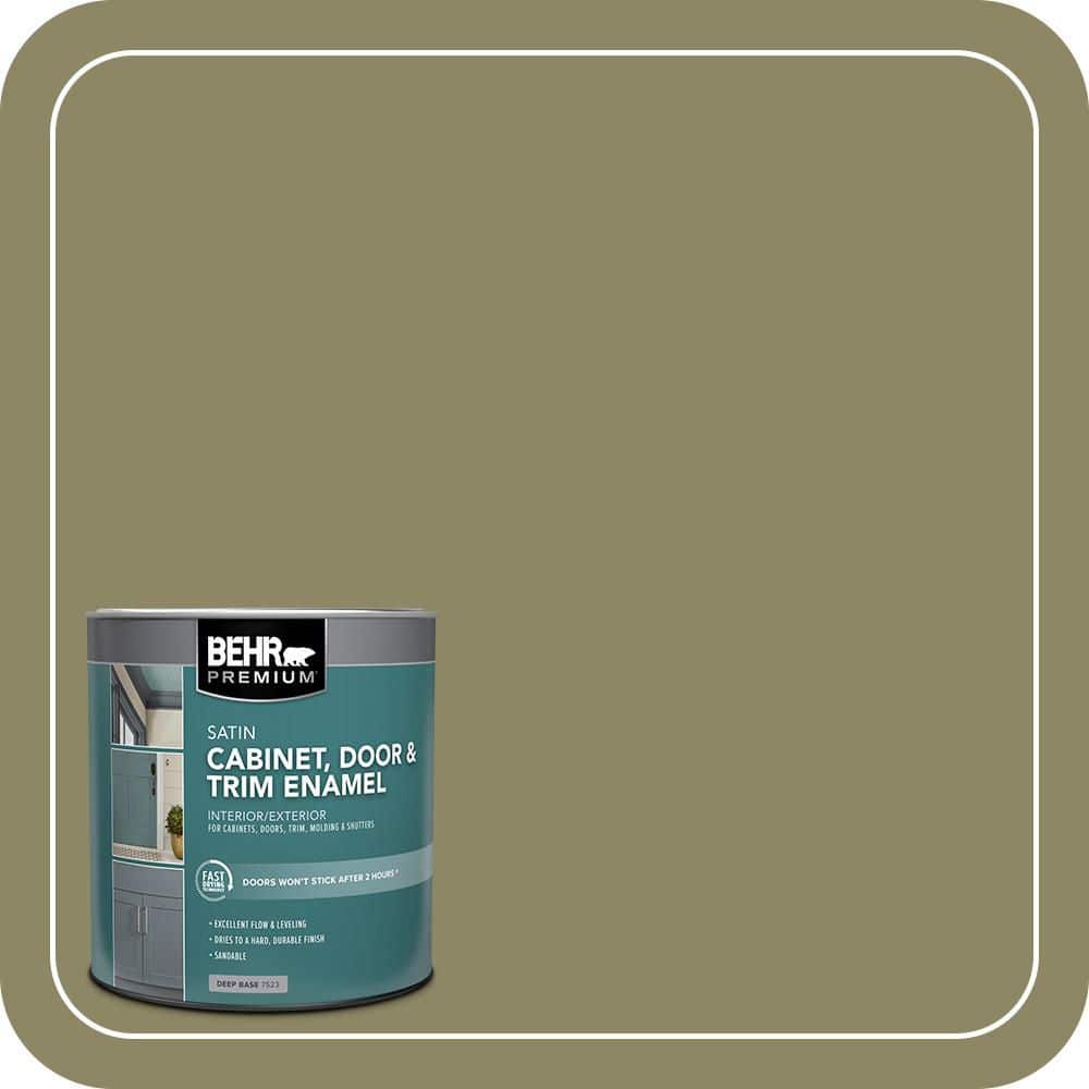 BEHR PREMIUM 1 qt. #PPU9-23 Oregano Spice Satin Enamel Interior