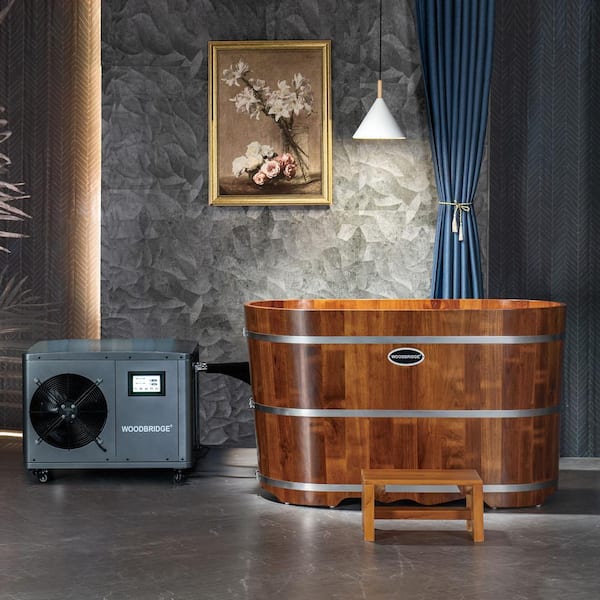 WOODBRIDGE 54 in. 1-Person 0-Jet Standard Cold Plunge Ice Bath Tub