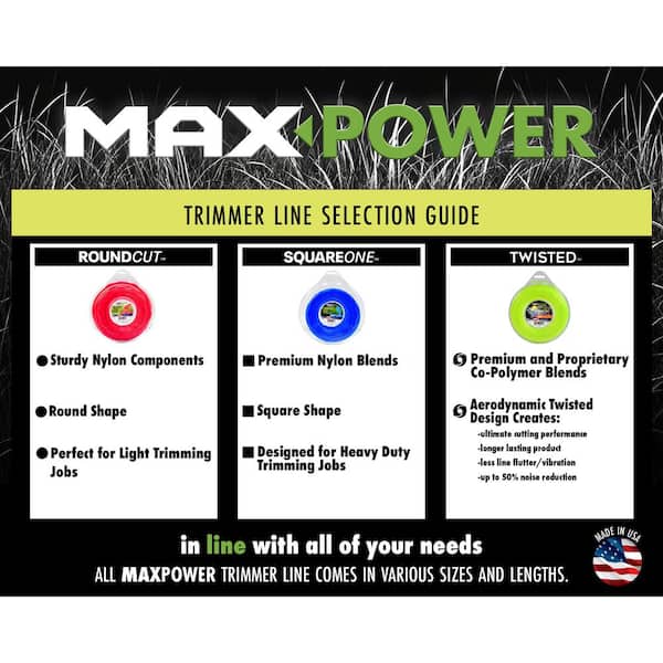MaxPower 0.065 in. Dia 3000 ft. L Round Trimmer Line 333865