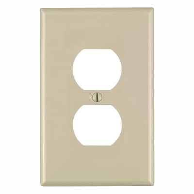 Light Panel Cover Orange Stripes Leaf Single Outlet Wall Plate/Panel Plate/Cover 1-Gang Device Receptacle Wallplate 