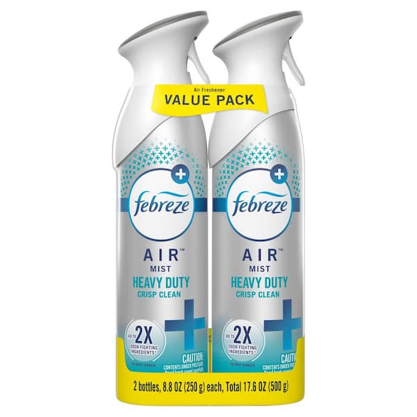 AIR 8.8 oz. Heavy-Duty Crisp Clean Air Freshener Spray (2 Count)