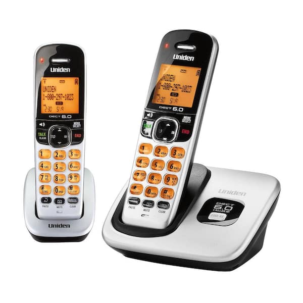 Uniden 2 Handset DECT 6.0 Cordless Phone with Caller ID-DISCONTINUED