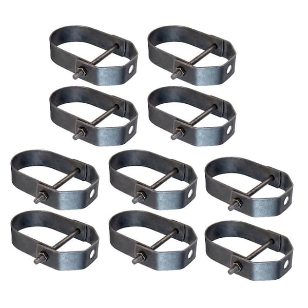 PLUMBFLEX 2 in. Clevis Hanger for Vertical Pipe Support in Standard Uncoated Steel (10-Pack)