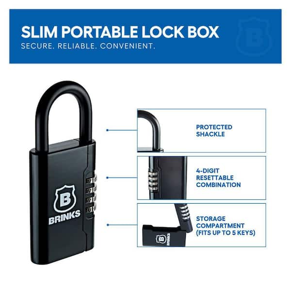 Brinks 2-3/8 in. (60 mm) Slim Portable 4-Dial Resettable