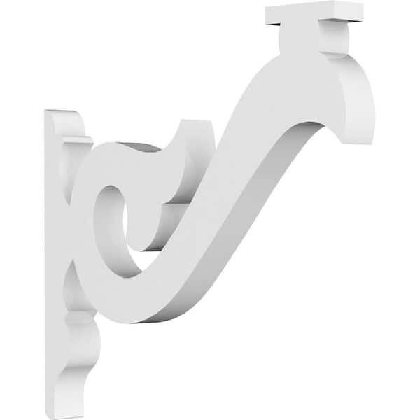Ekena Millwork 5/8 in. W x 6 in. H x 6 in. D PVC Florence Bracket