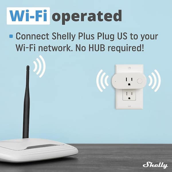 Shelly Plug - automatically monitor and control lighting, heating and any  other connected electrical appliance at home