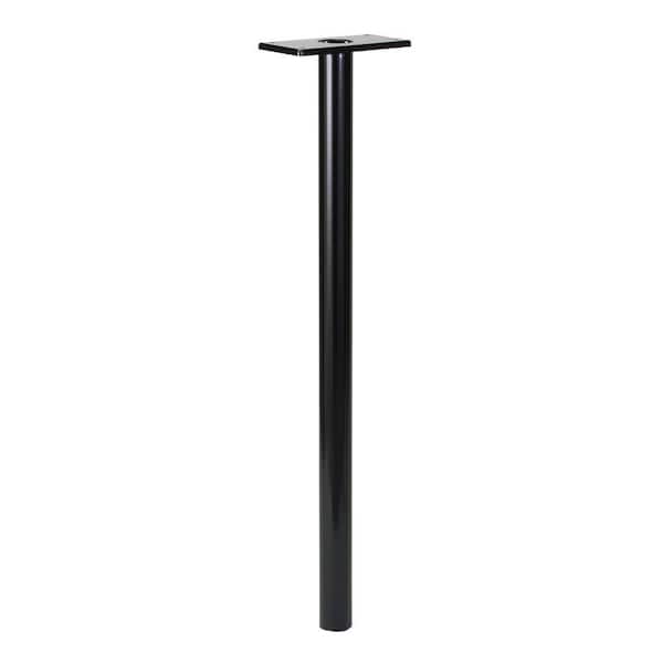Architectural Mailboxes Basic In-Ground Round Post in Black
