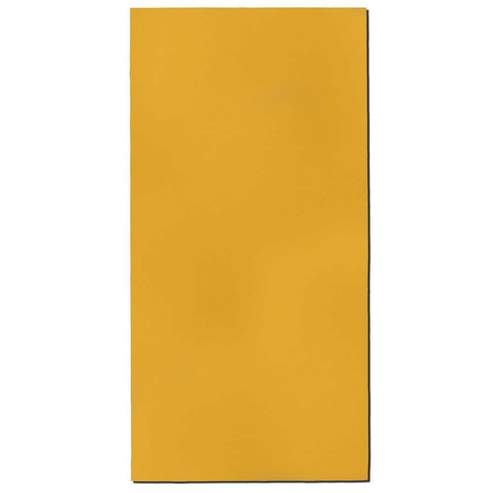 Yellow Fabric Rectangle 24 in. x 48 in. Sound Absorbing Acoustic Panels (2-