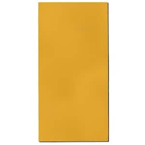 Yellow Fabric Rectangle 24 in. x 48 in. Sound Absorbing Acoustic Panels (2-Pack)