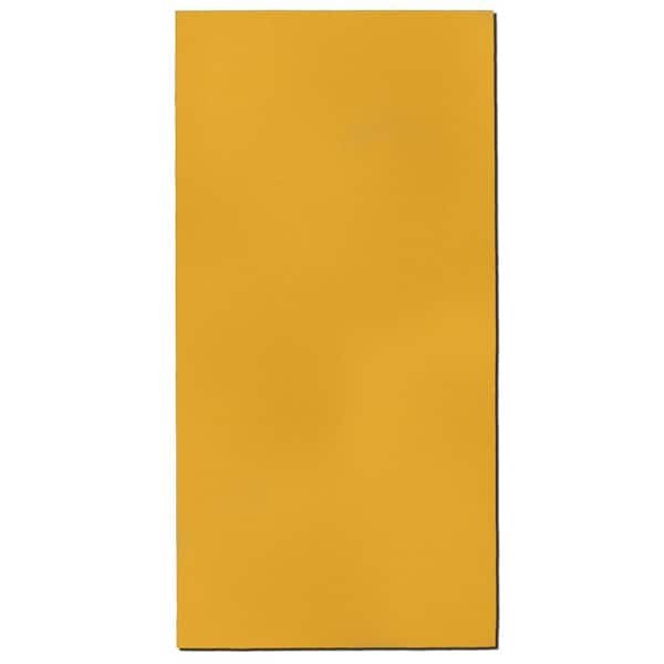 Unbranded Yellow Fabric Rectangle 24 in. x 48 in. Sound Absorbing Acoustic Panels (2-Pack)
