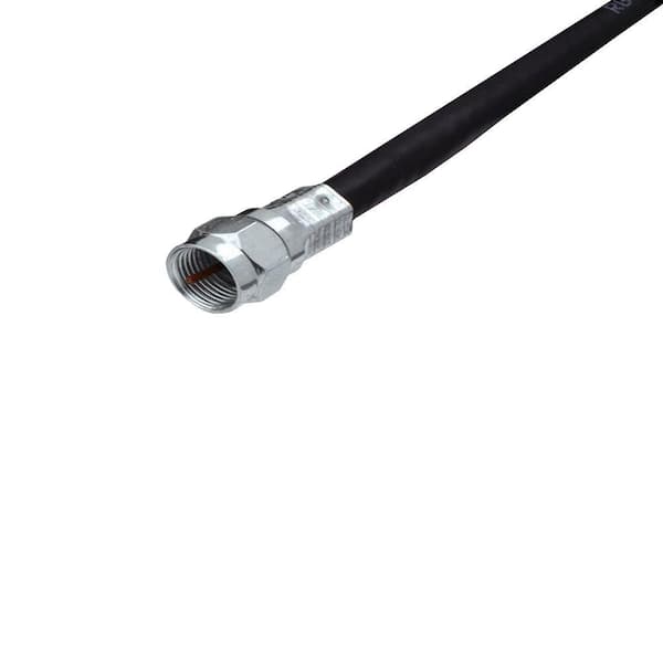 Vanco 100 ft. Weatherproof RG6 Type F Plug to Type F Plug Coaxial Cable