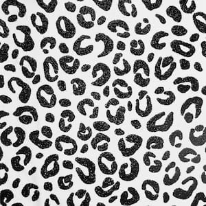 Mono Sequin Leopard Print Non-Woven Wallpaper