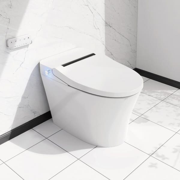 Unbranded Elongated Luxury Smart Bidet Toilet with Heated Seat & Automatic Flush