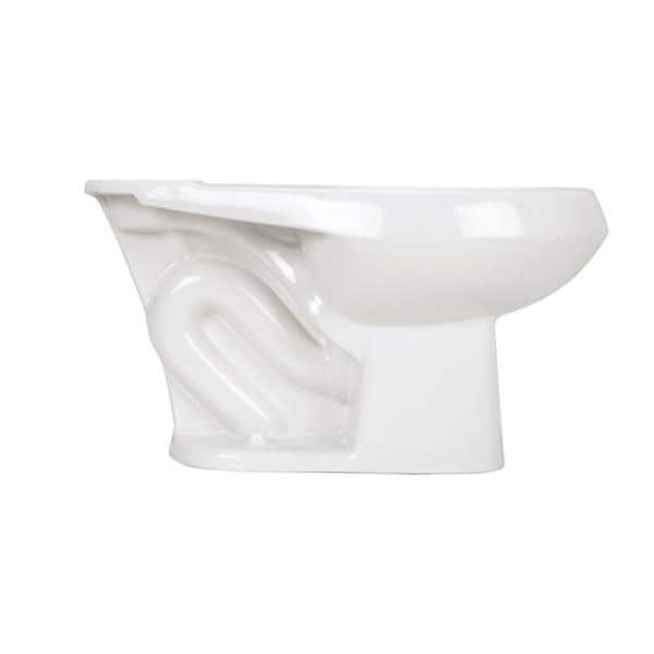 AquaSense 12 in. Rough In Elongated Toilet Bowl Only in White