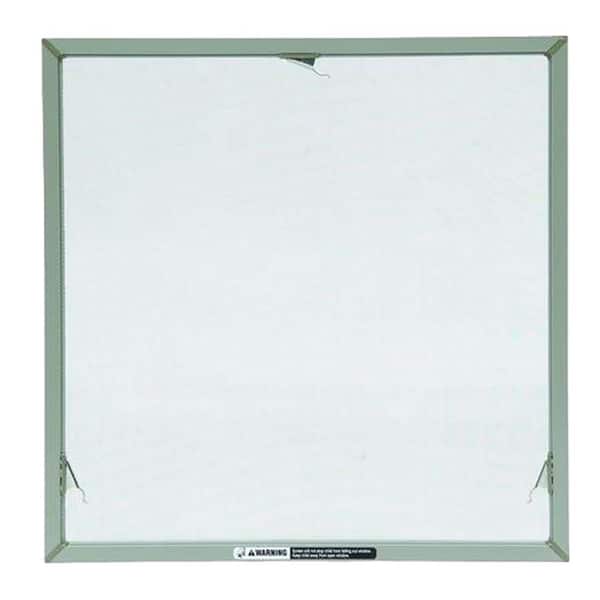 44 in. x 20-5/32 in. 400 Series Stone Aluminum Awning TruScene Window Screen