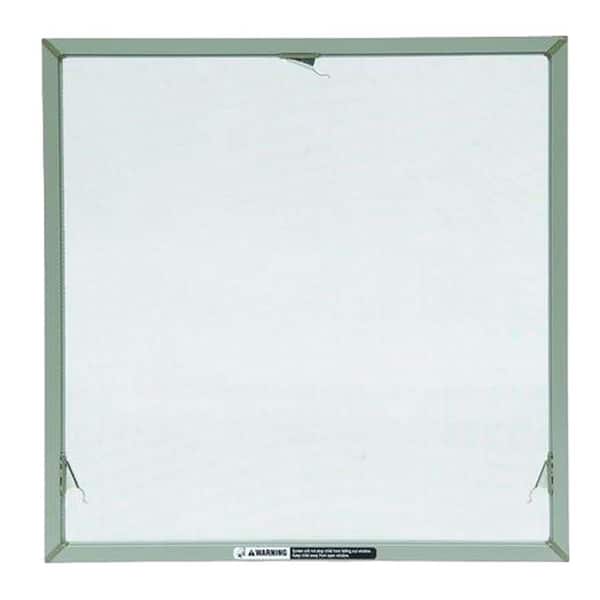 Andersen 44 in. x 20-5/32 in. 400 Series Stone Aluminum Awning Window TruScene Insect Screen