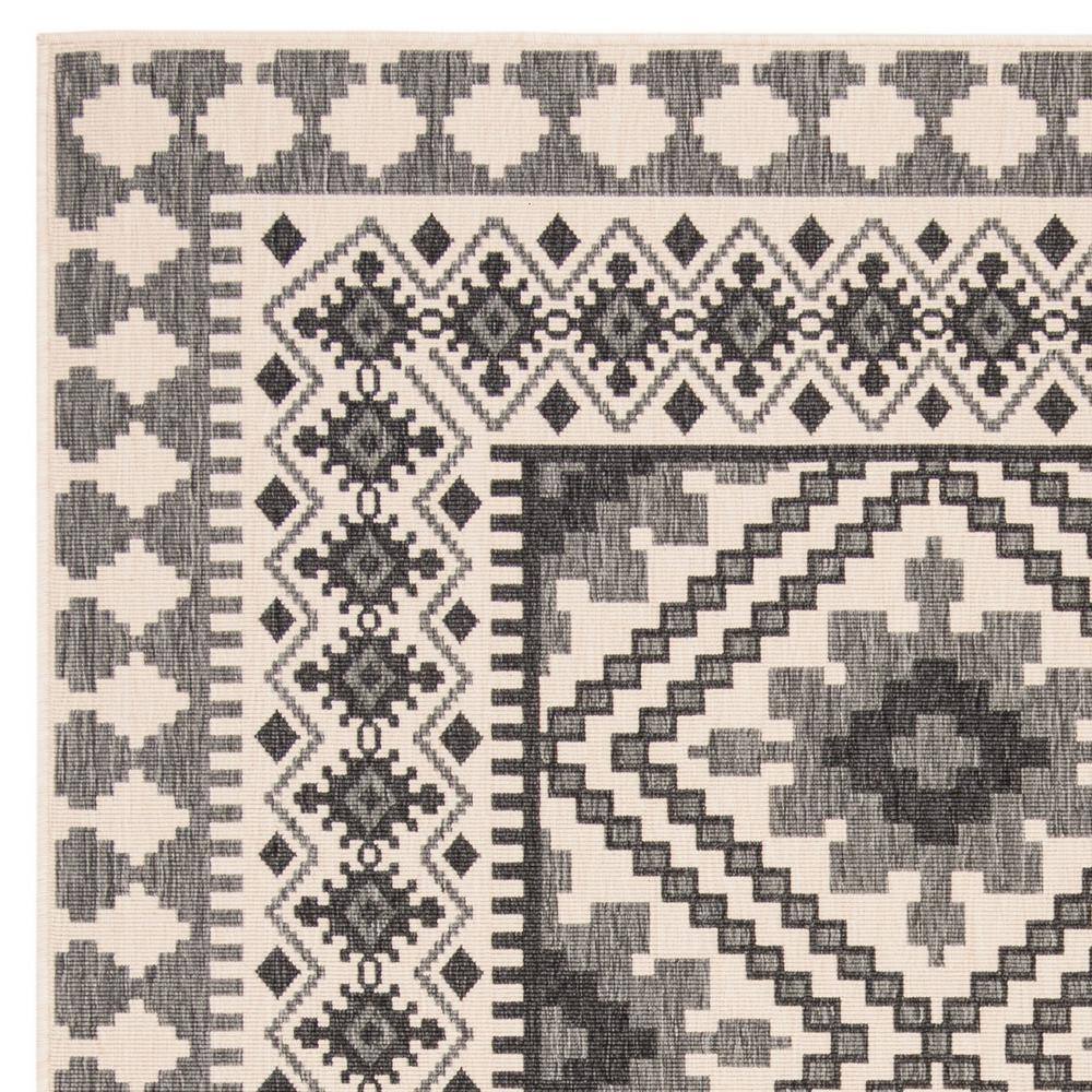 Slate Symphony 5' x 7' Reversible Synthetic Area Rug