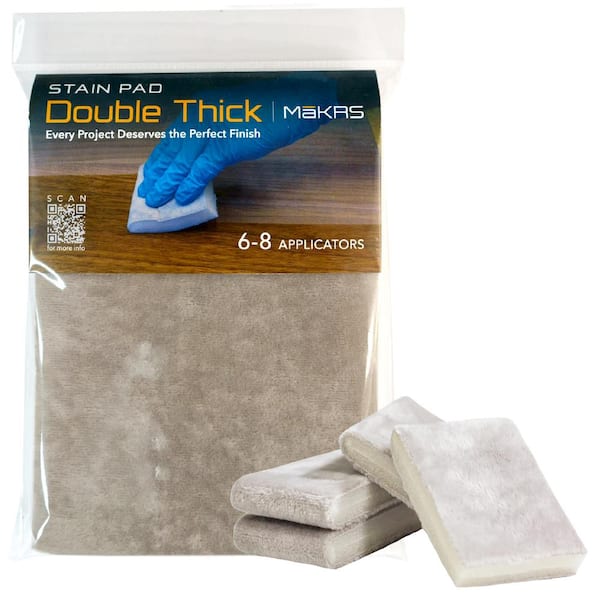Applicator and More 10 in. Lambskin Floor Stain Pad with Block